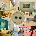アパート L'escale Aux 3 Frontieres, Parking, Wifi, Balcon サン・タヴォル