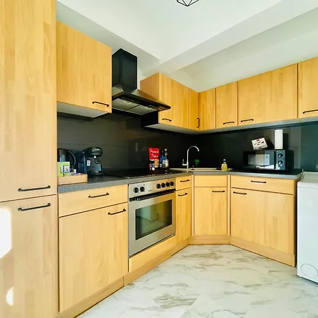 Апартаменты L'escale Aux 3 Frontieres, Parking, Wifi, Balcon Сент-Авольд